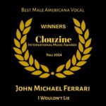 “Best Male Americana Vocal” for JMF's song “I Wouldn’t Lie”